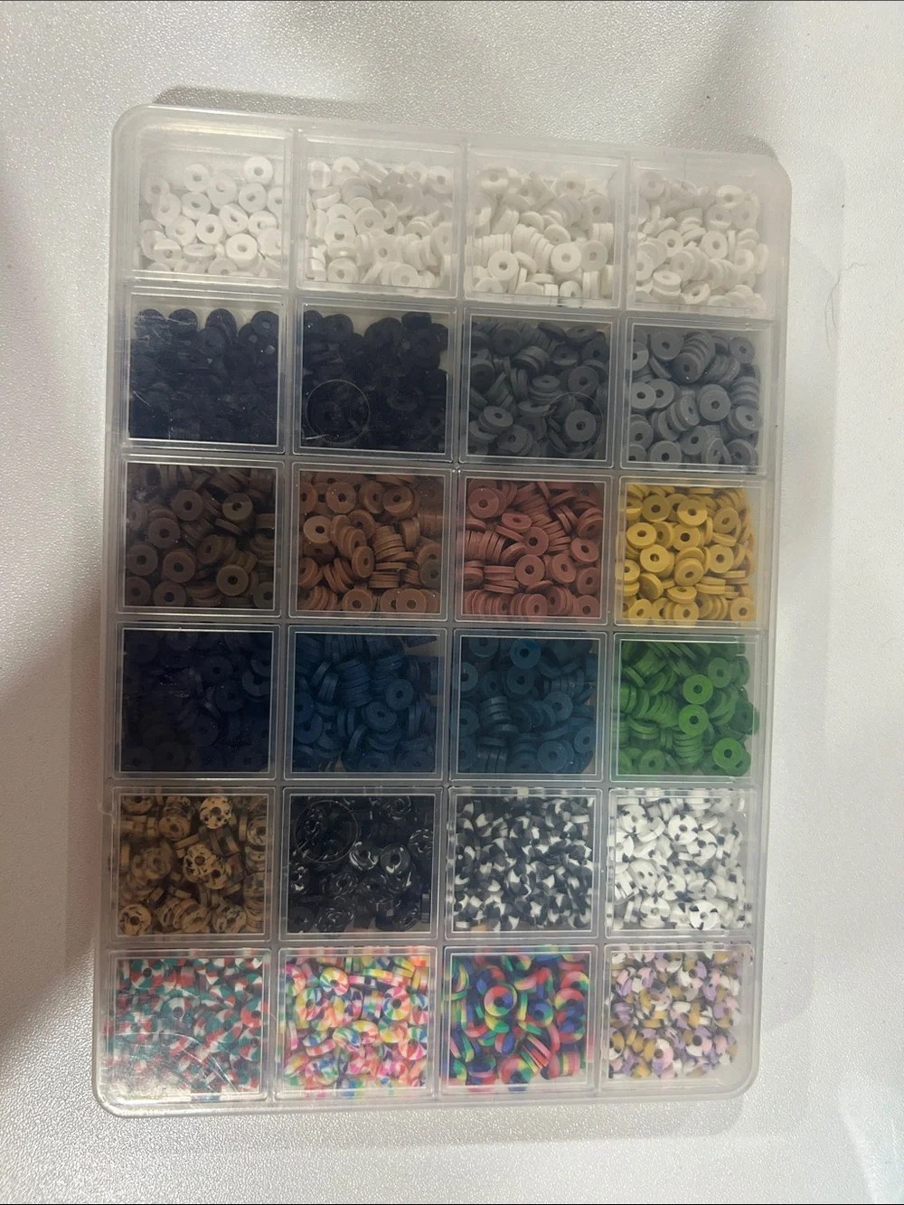 Assorted Plastic Bead Storage Box - Multicolor